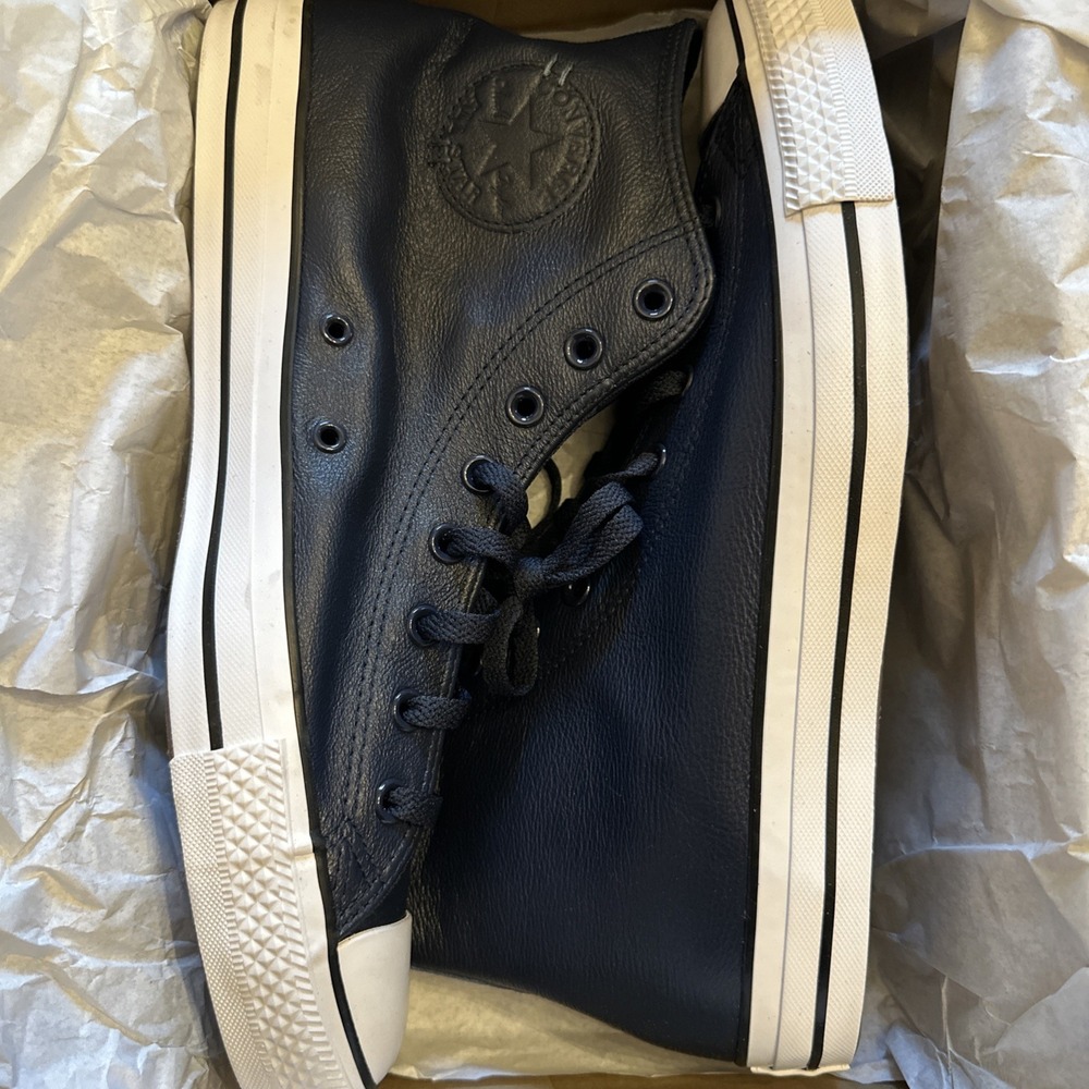 Converse Chuck Taylor Leather Men's Size 13 Obsidian Dark Blue A13276C